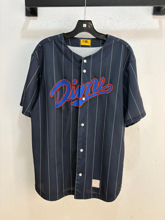 Dime Navy baseball jersey - size L