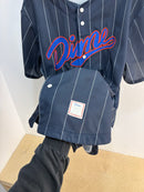 Dime Navy baseball jersey - size L