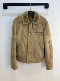 Y2k Versace Jeans shearling jacket - size S