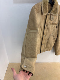 Y2k Versace Jeans shearling jacket - size S