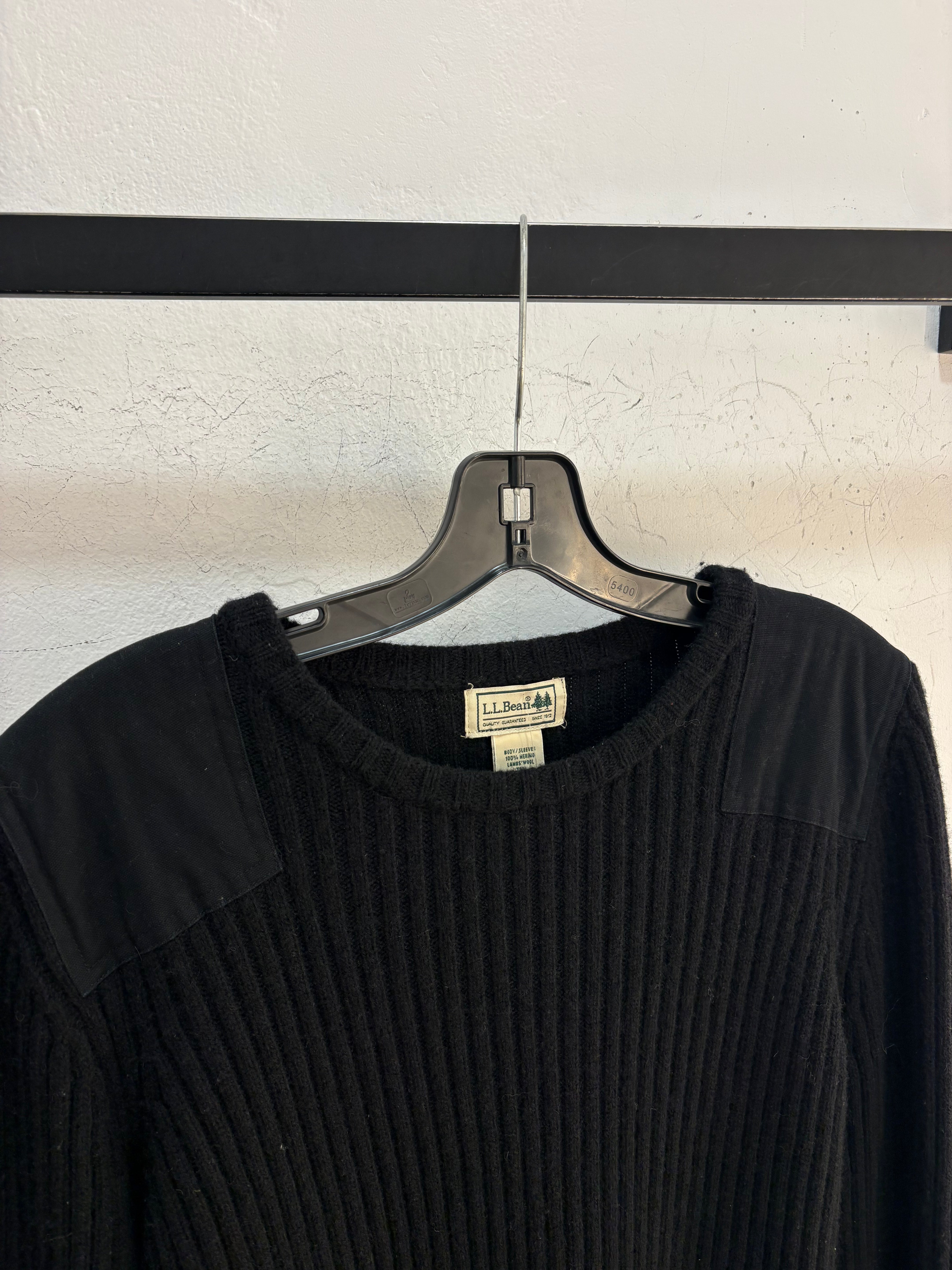 LL Bean Commando wool sweater - size M