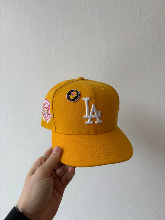 LA Dodgers Hatclub yellow fitted - size 7 1/2
