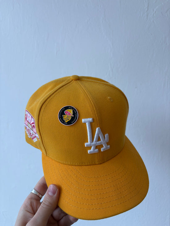 LA Dodgers Hatclub yellow fitted - size 7 1/2