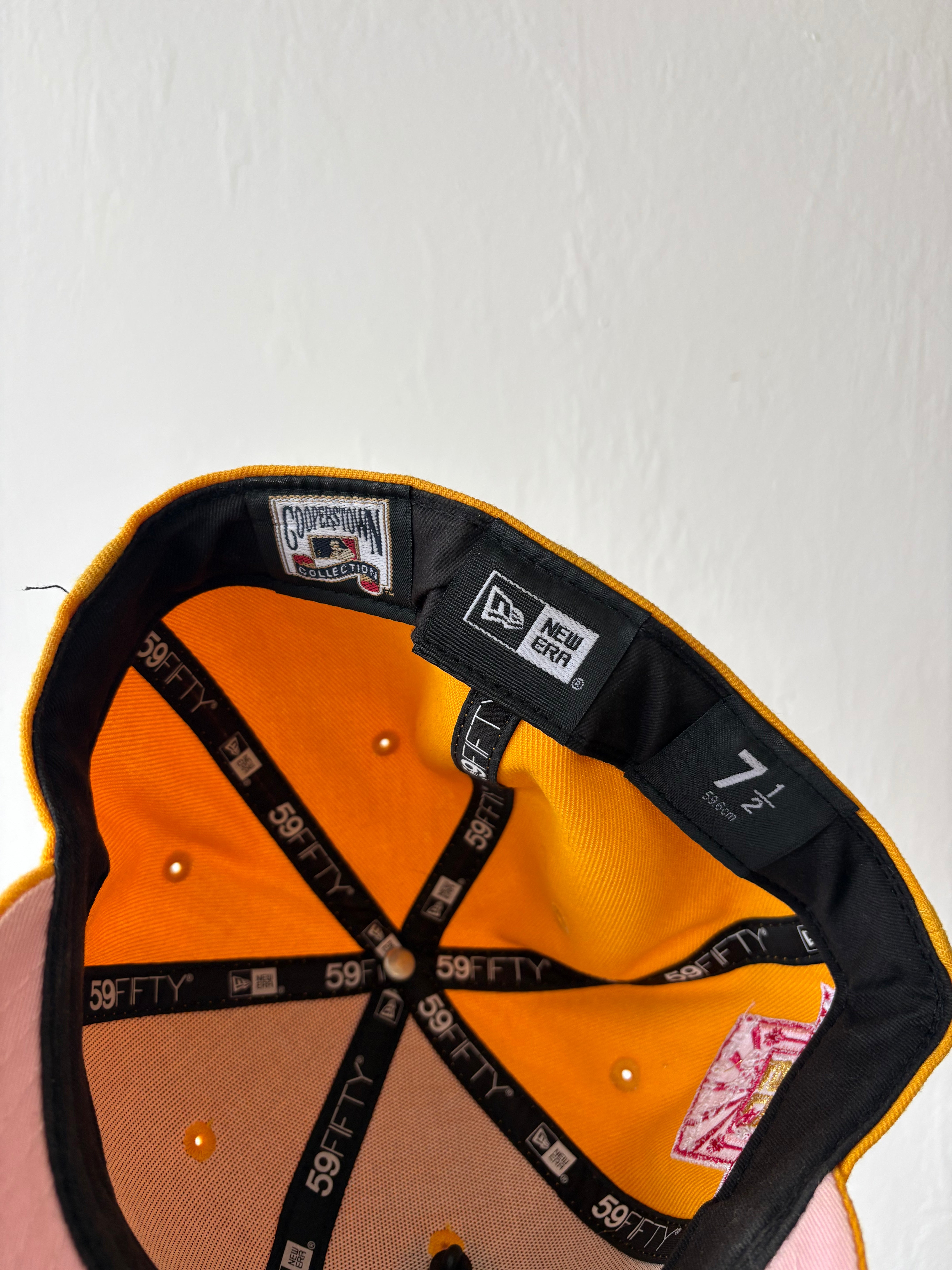 LA Dodgers Hatclub yellow fitted - size 7 1/2