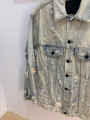 Alexander Wang X distressed denim jacket - size XS