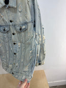 Alexander Wang X distressed denim jacket - size XS