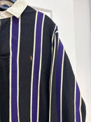 90s Polo RL rugby purple/black - size L