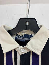 90s Polo RL rugby purple/black - size L