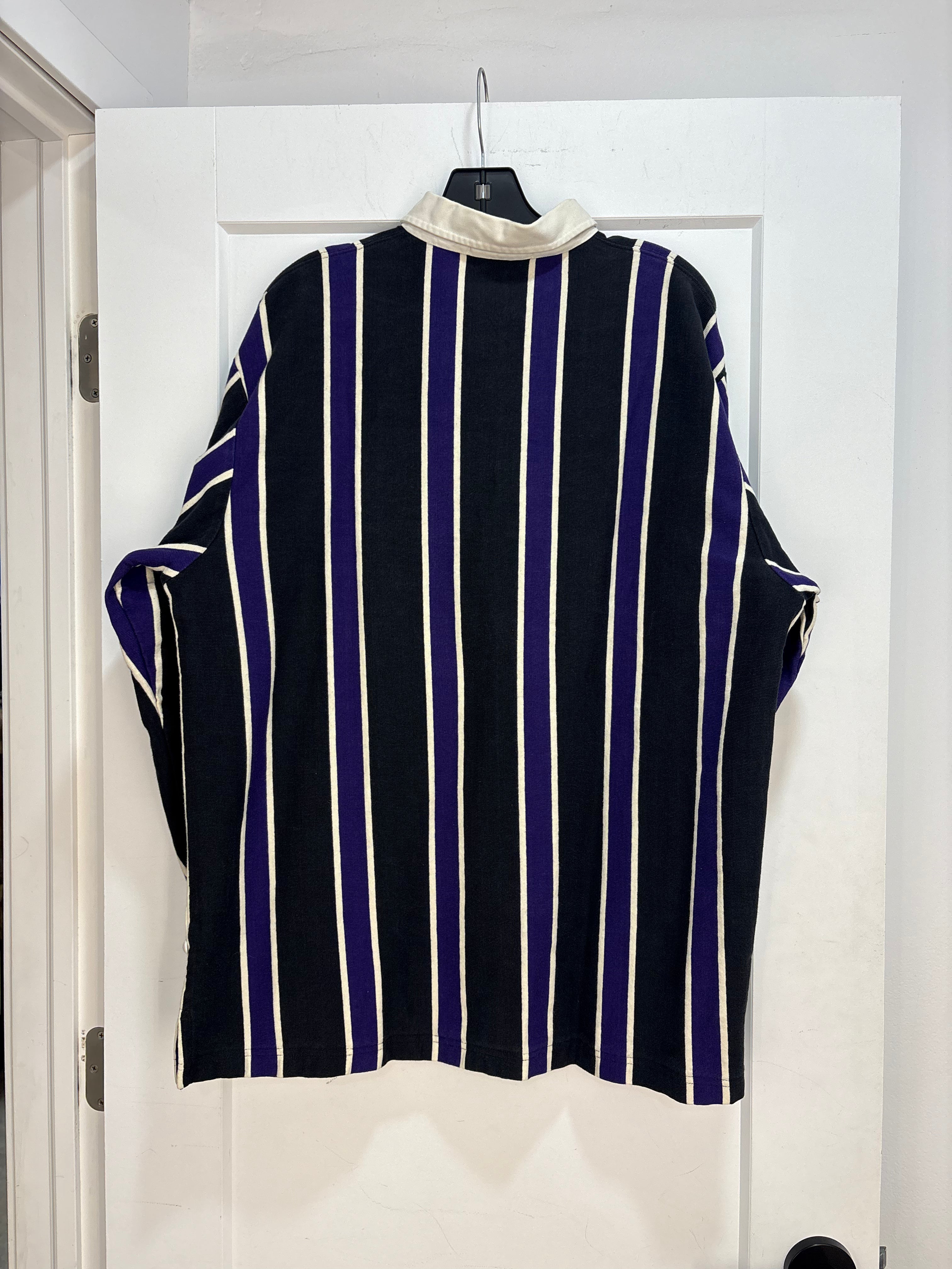 90s Polo RL rugby purple/black - size L
