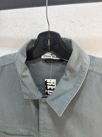 Stone Island grey ripstop coach jacket - size XXL