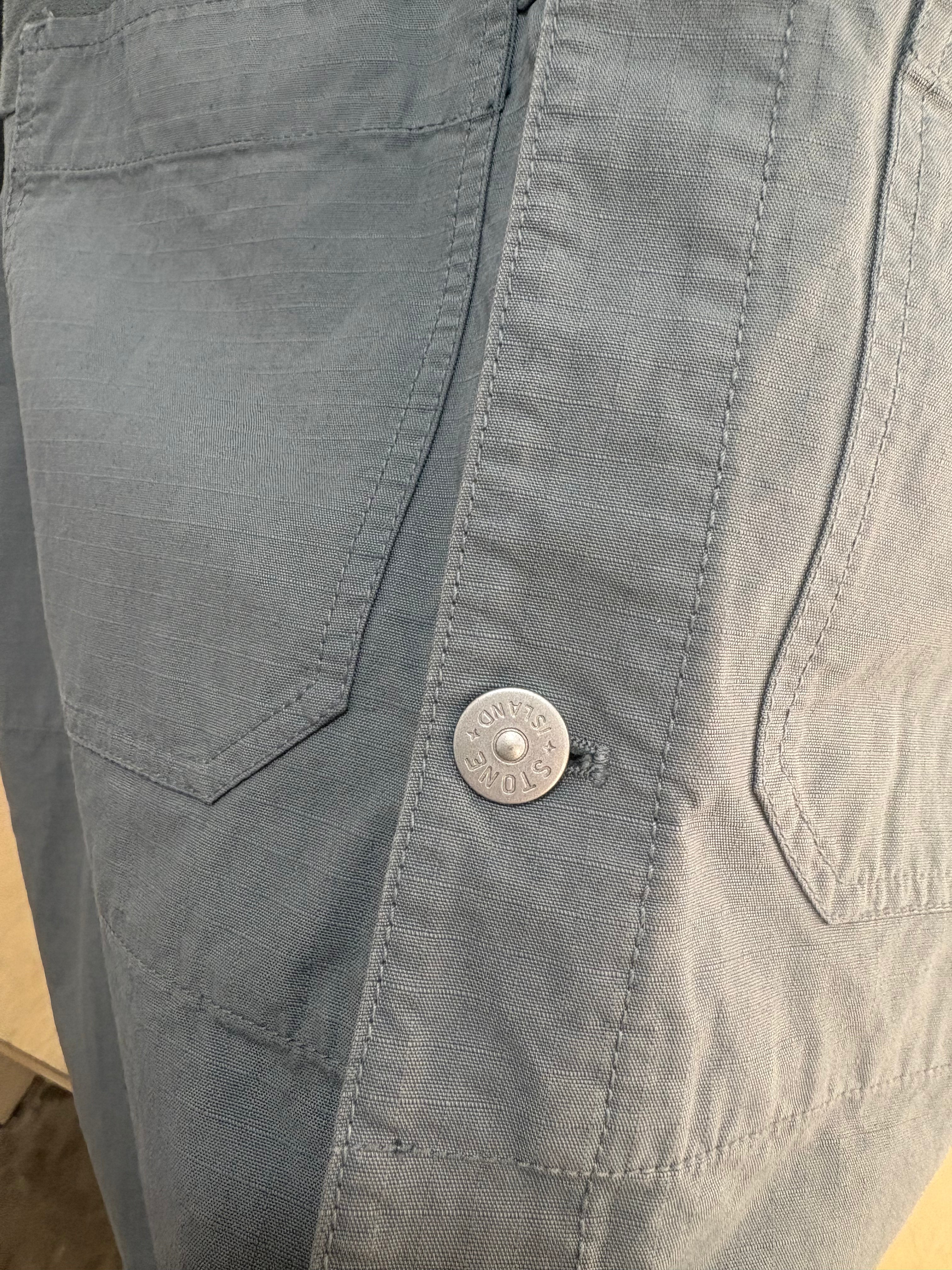 Stone Island grey ripstop coach jacket - size XXL
