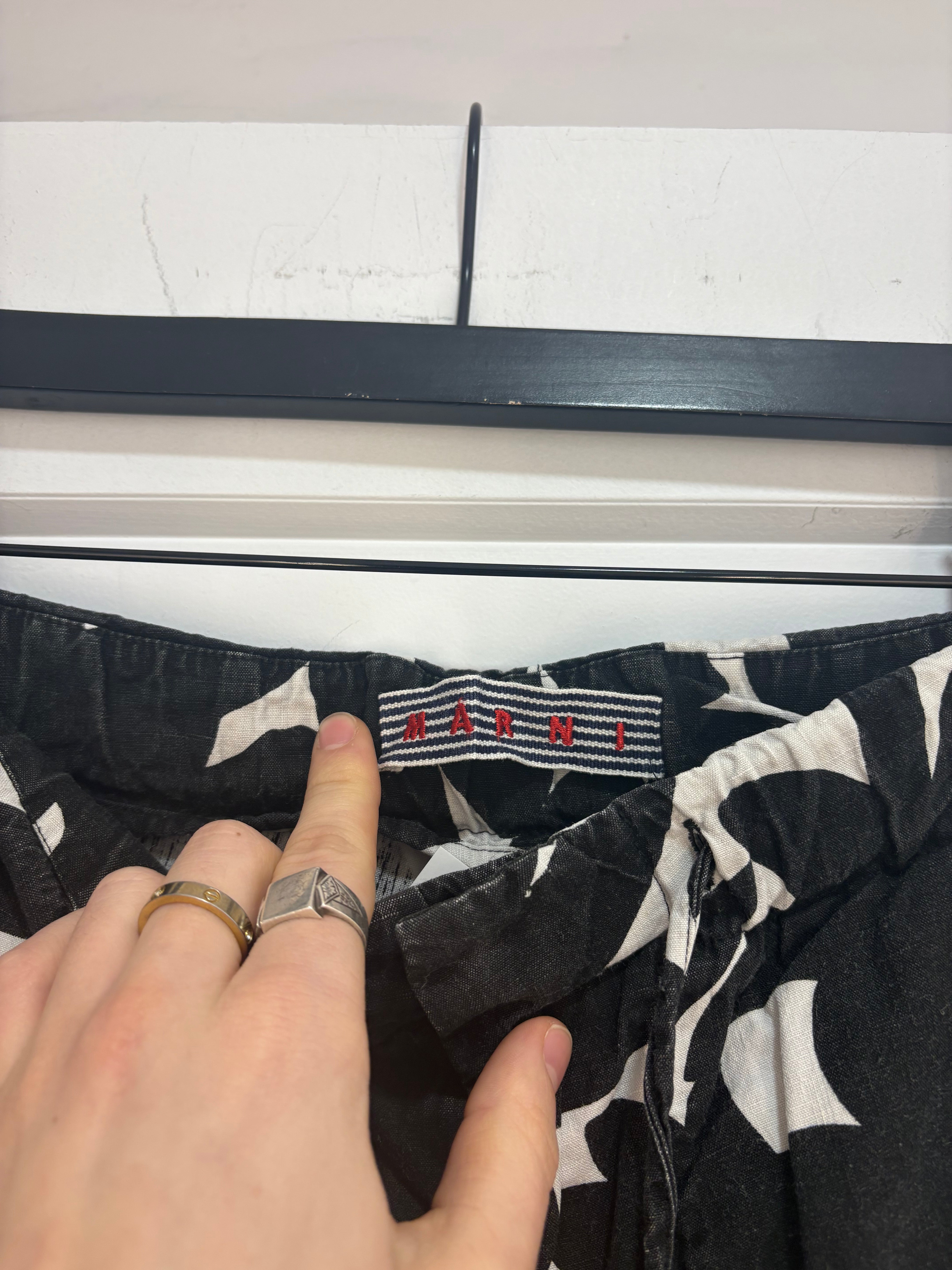Marni Silk/linen light pants - size M