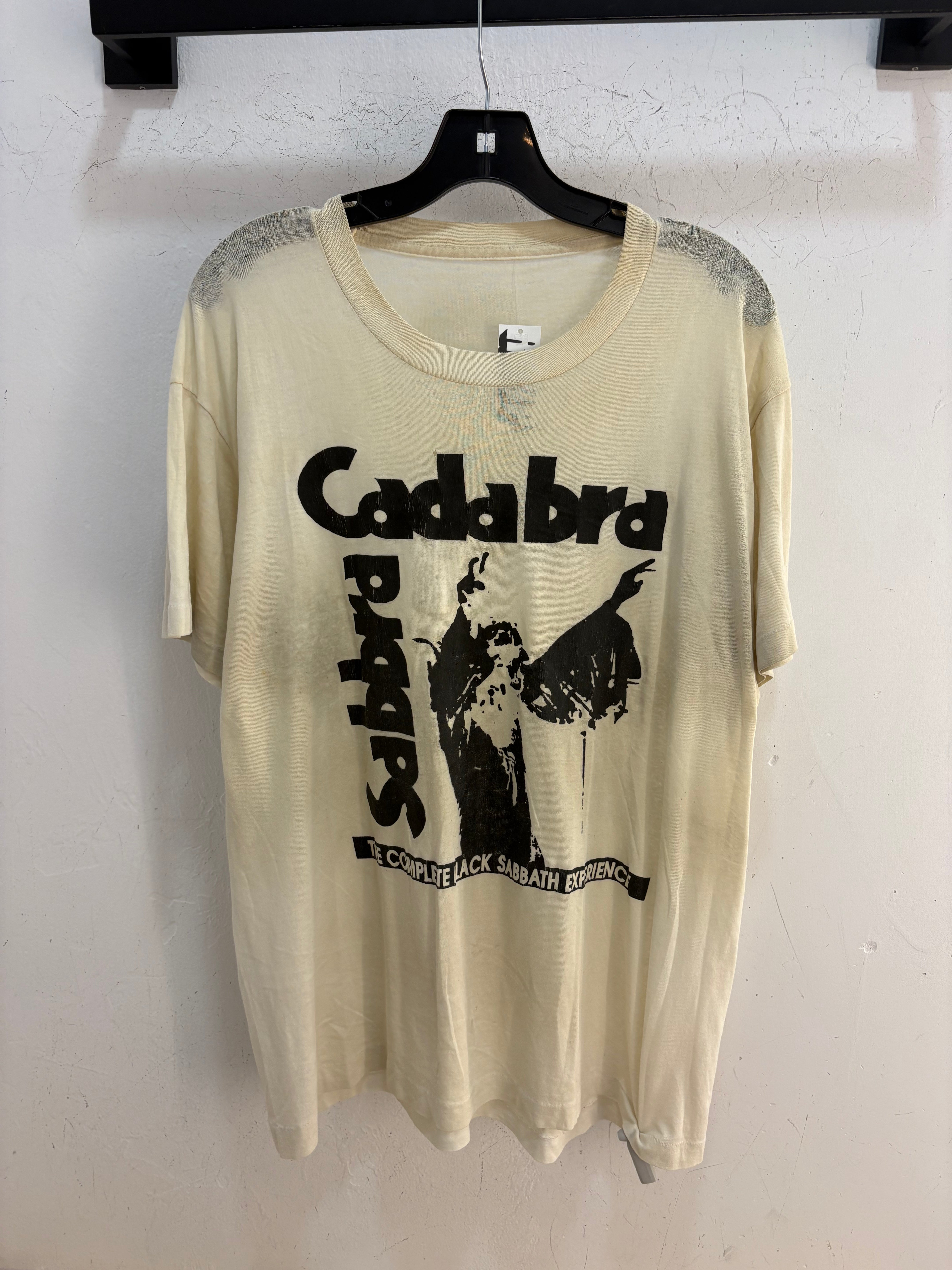 80s Black Sabbath Cadabra experience - size XL