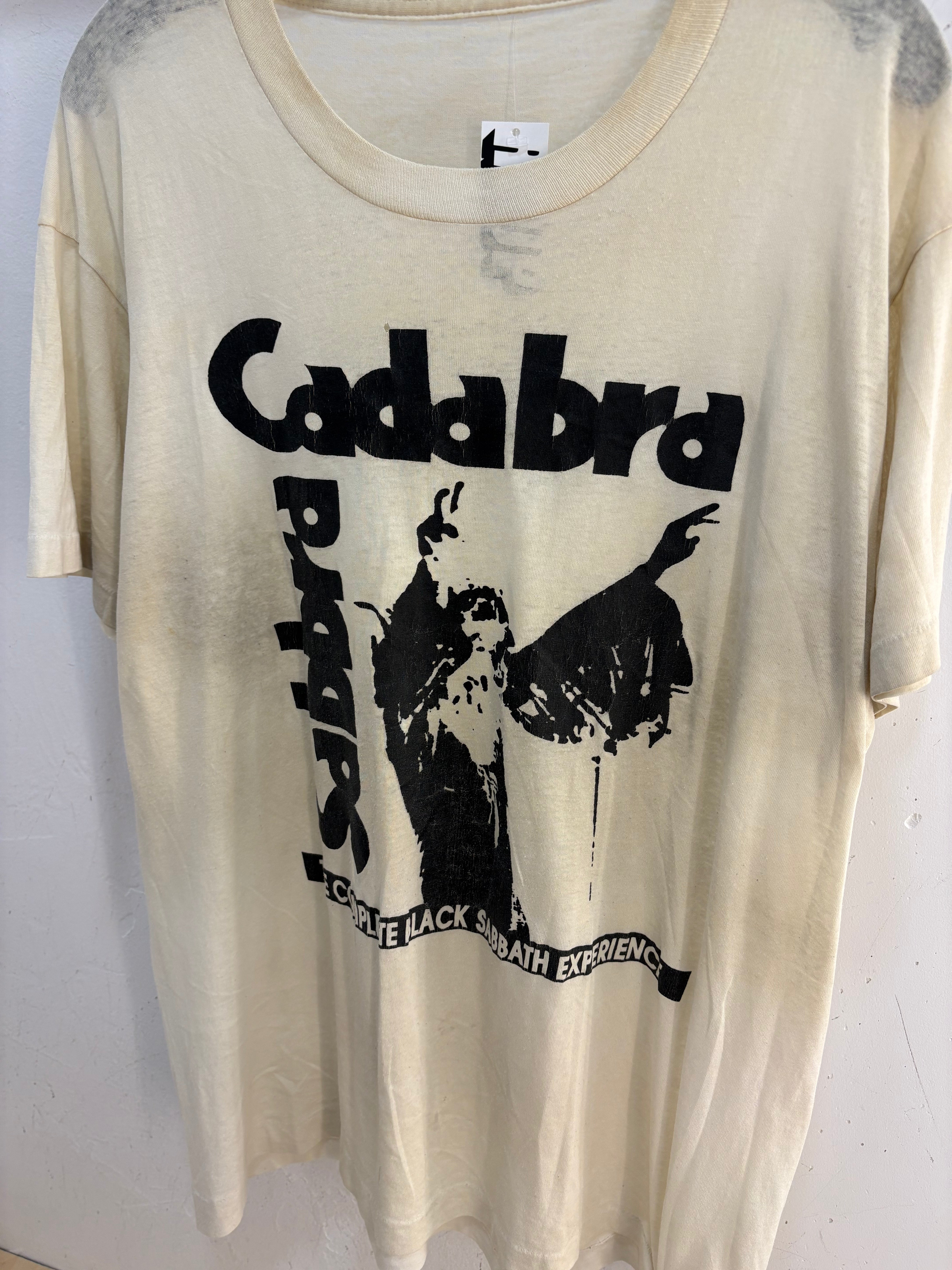 80s Black Sabbath Cadabra experience - size XL