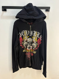 Y2k De Ville Affliction zip up - size XL