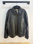 Y2k Point Zero faux leather jacket *flawed - size XL