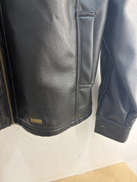 Y2k Point Zero faux leather jacket *flawed - size XL