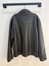 Y2k Point Zero faux leather jacket *flawed - size XL