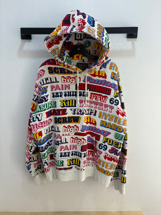 Supreme x Hysteric Glamour AOP hoodie - size L
