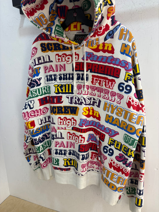 Supreme x Hysteric Glamour AOP hoodie - size L