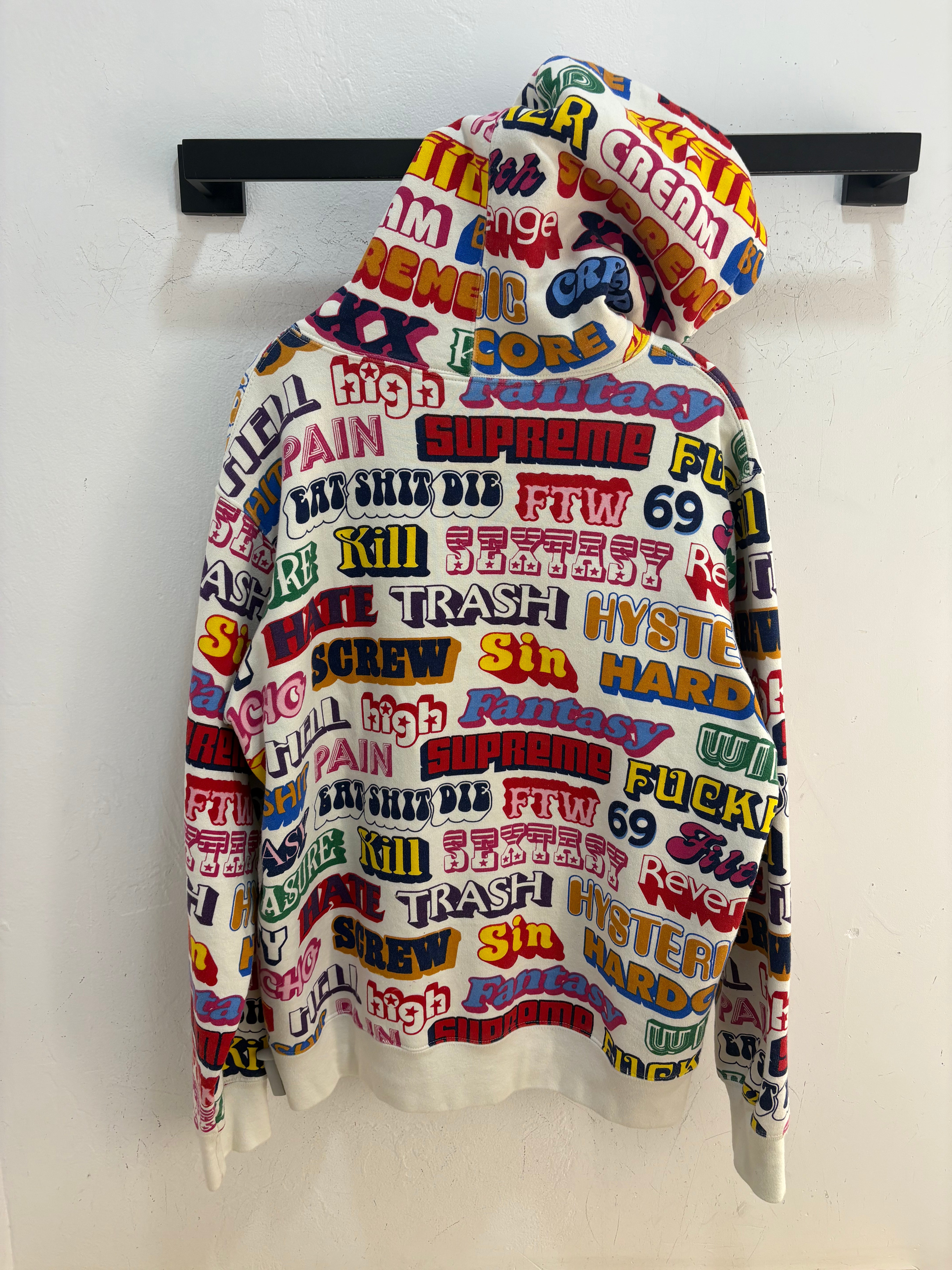 Supreme x Hysteric Glamour AOP hoodie - size L
