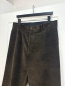 Ecole de Pensée dark brown corduroy pants - size 34