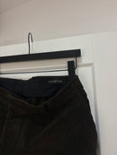 Ecole de Pensée dark brown corduroy pants - size 34