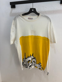 2007 Prada unspoken dialogue tee *flawed - size M