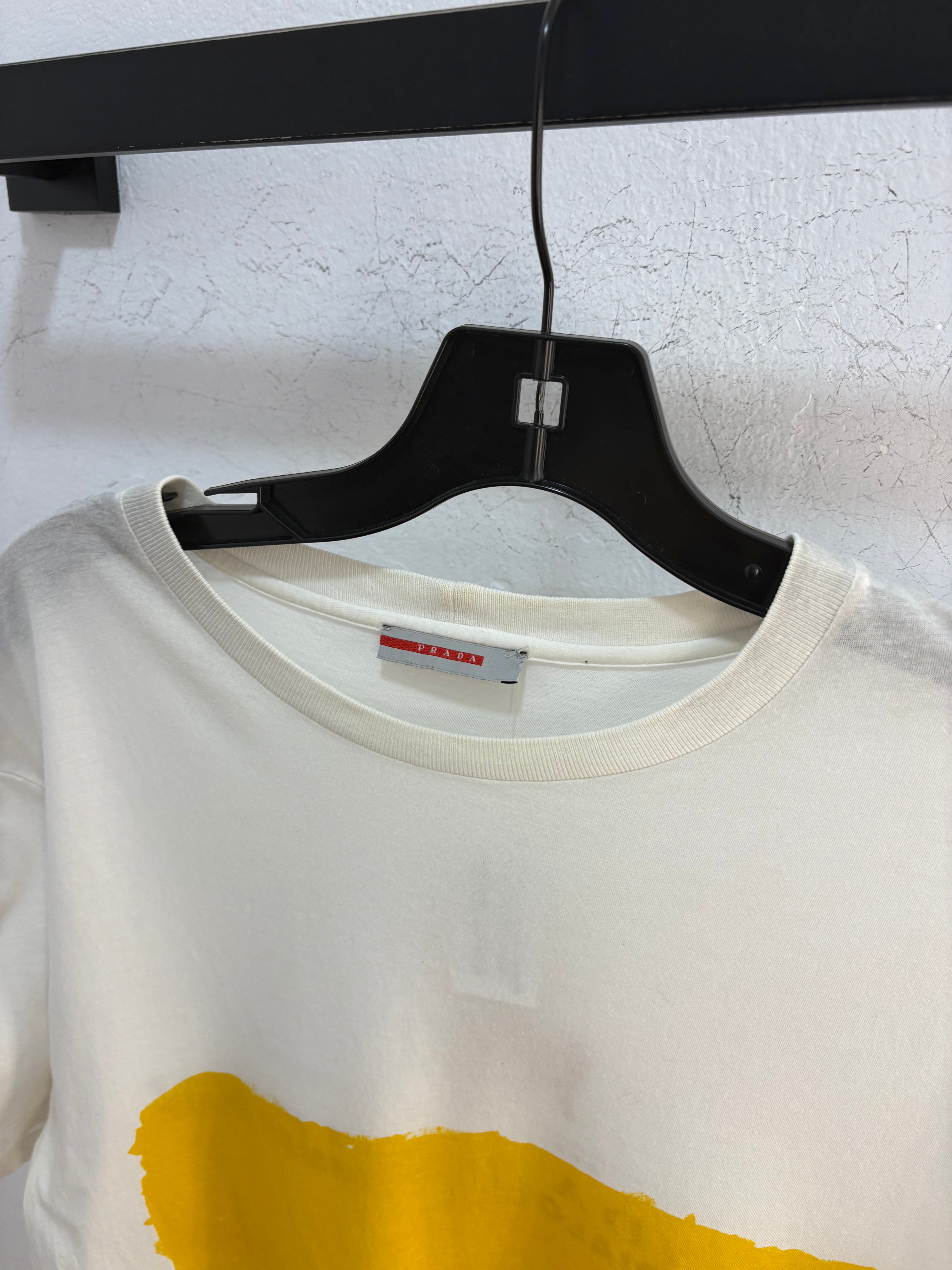 2007 Prada unspoken dialogue tee *flawed - size M
