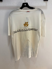 2007 Prada unspoken dialogue tee *flawed - size M