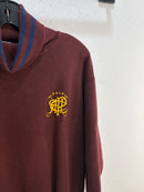 90s Polo RL burgundy shield turtleneck - size M