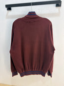 90s Polo RL burgundy shield turtleneck - size M