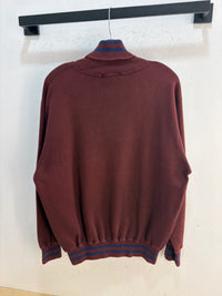 90s Polo RL burgundy shield turtleneck - size M