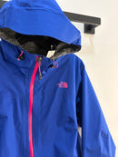 The North Face blue & pink flashdry rain jacket - size XL womens