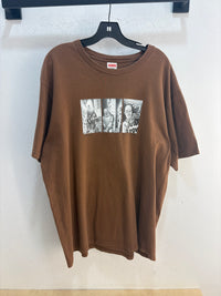 Supreme Mr Carter cartoon brown tee - size XL