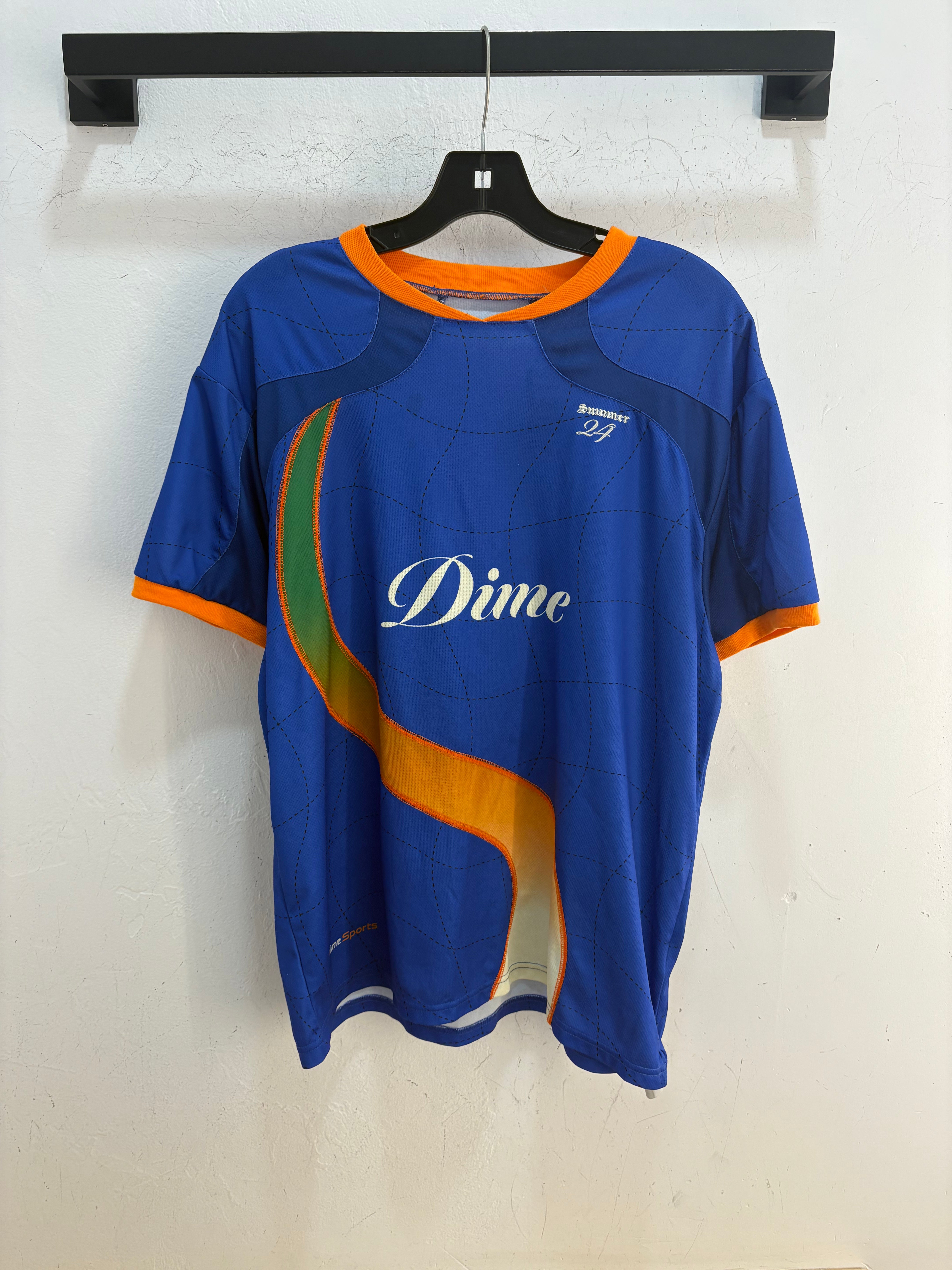 Dime summer 24 blue/orange jersey - size L