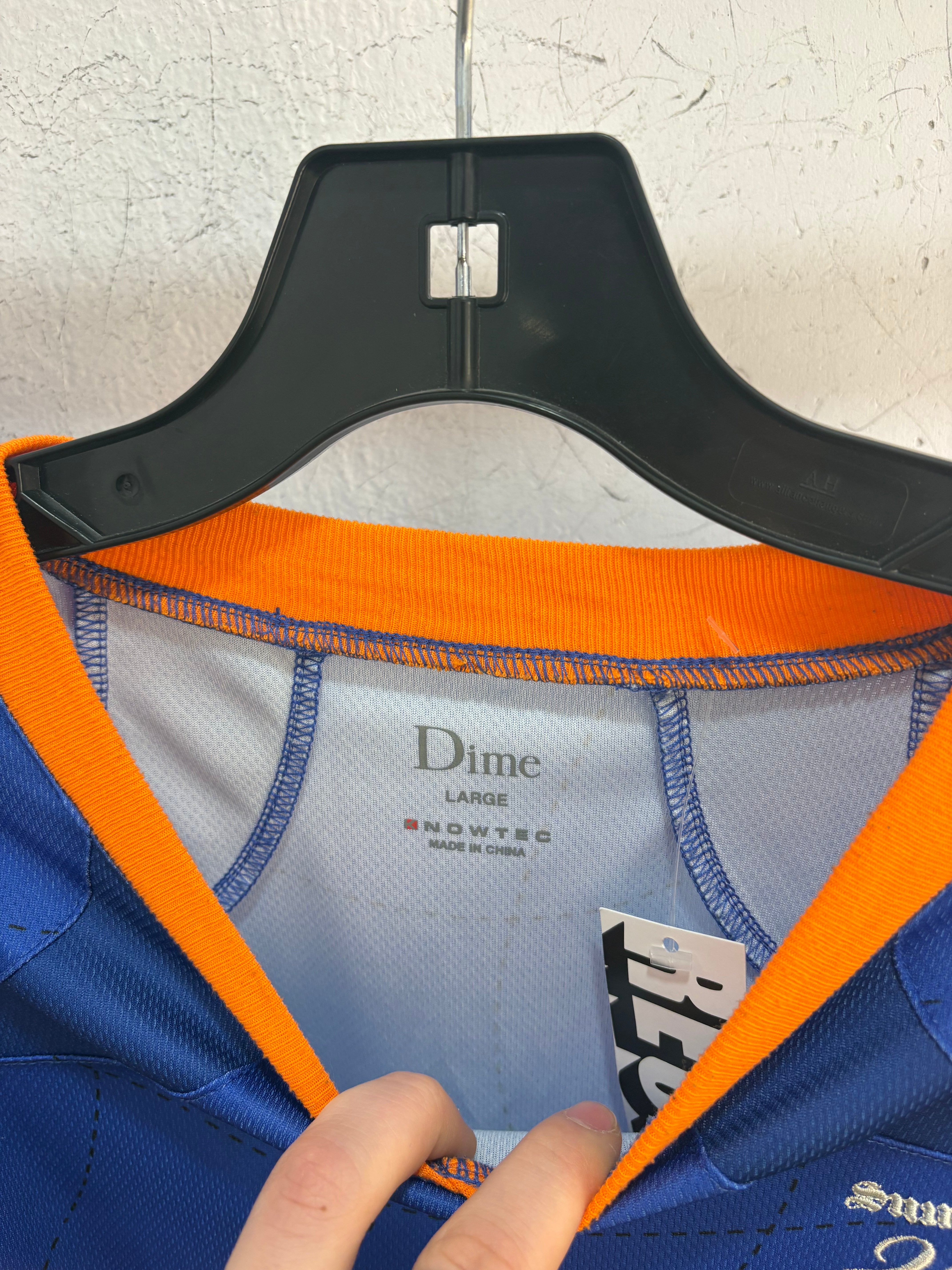 Dime summer 24 blue/orange jersey - size L