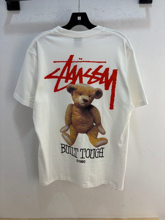 New Stussy build tough white tee - size M