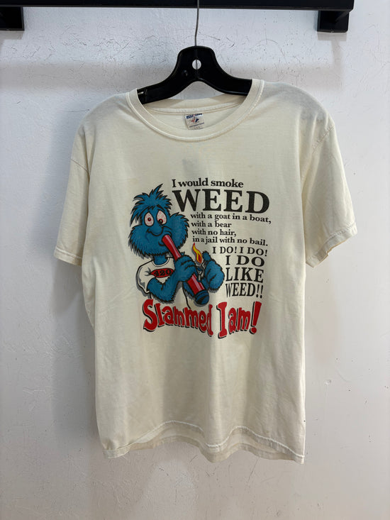 Y2k I would smoke weed tee - size L