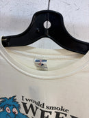 Y2k I would smoke weed tee - size L