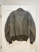 80s the flight club aviator trashed leather jacket - Size M