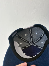 New Saintwoods rhinestone denim souvenir trucker cap