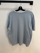 Dime baby blue logo ringer tee - size XL