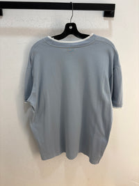 Dime baby blue logo ringer tee - size XL