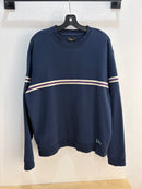 Dime Navy stripe crewneck - size XL
