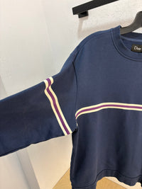 Dime Navy stripe crewneck - size XL