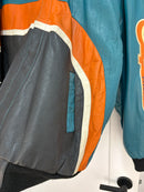 Jeff Hamilton Miami dolphins leather jacket - size XL