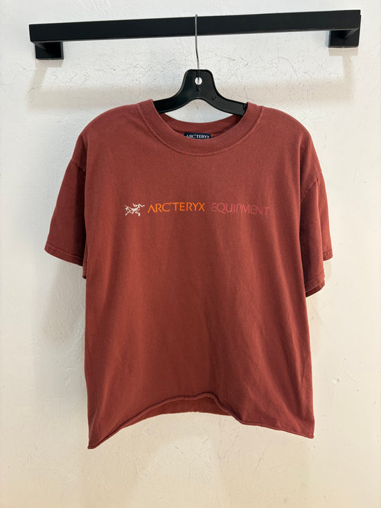 Y2k Arc'teryx EQT burgundy tee - size L