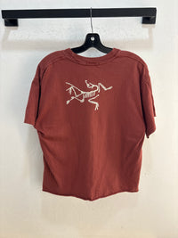 Y2k Arc'teryx EQT burgundy tee - size L