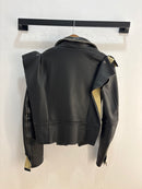 H&M x Maison Margiela deconstructed leather jacket - size XXS womens